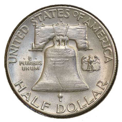 S Franklin Half Dollar Gem Bu Ms Unc Near Fbl For