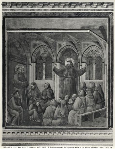 Fondazione Zeri Catalogo Giotto Apparizione Di San Francesco D