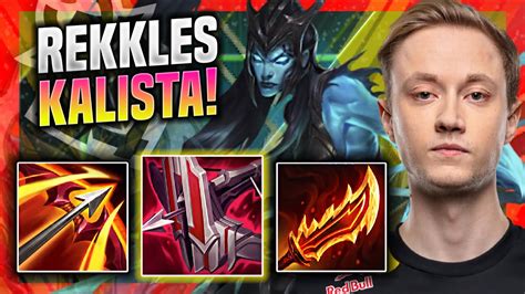 REKKLES DESTROYING WITH KALISTA G2 Rekkles Plays Kalista ADC Vs Kai