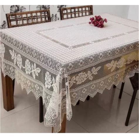 Toalha De Mesa Em Renda Grossa Cadeiras M Shopee Brasil