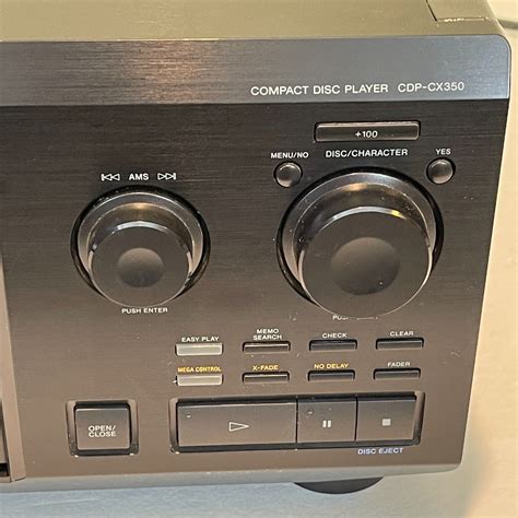 Sony CDP CX355 300 Disc Mega Storage CD Changer Player No Remote WORKS