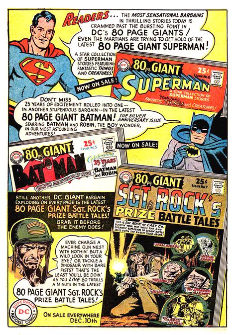 Booksteve S Library Silver Age Dc House Ads