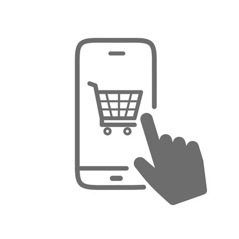 Mobile Shopping Icon