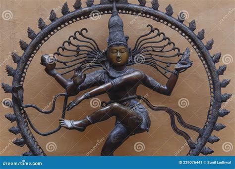 Natraj The Fierce Dance Form Of Lord Shiva Nataraja Stock Image