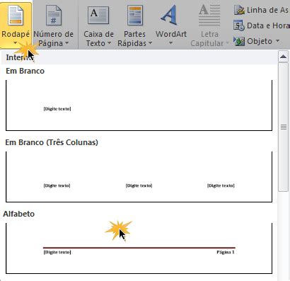 Microsoft Word Como Inserir Um Rodap No Word