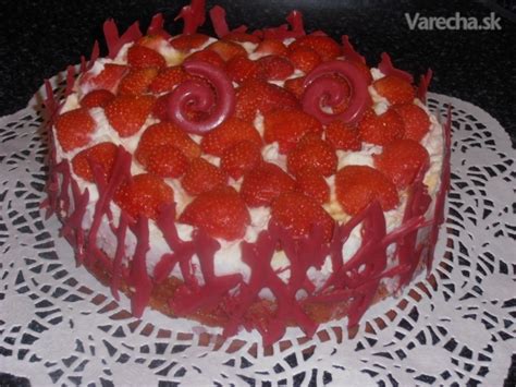 Jahodová Torta Recept Varechask