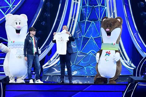 Presentate A Sanremo 2024 Le Mascotte Di Milano Cortina 2026