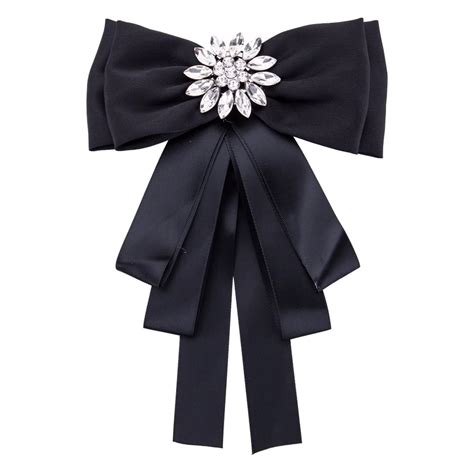 I Remiel Fashion Multilayer Exaggerated Bow Tie Brooch Ribbon Bowties