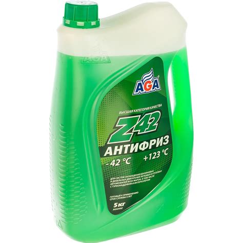 Антифриз, зеленый -42С AGA AGA049Z - выгодная цена, отзывы ...