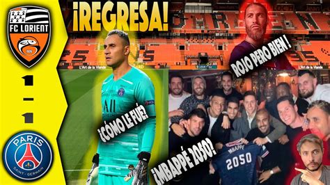 Lorient Vs Psg Ligue J An Lisis Keylor Navas Hoy Donnaruma