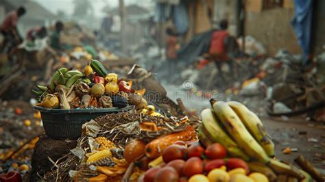 Contraste Entre Comida No Ingerida En Vertederos Y Niños Africanos