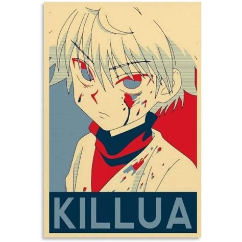 Affiche vintage du dessin animé hunterhunter hxh poster killua zoldyck