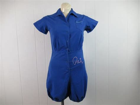 Vintage Jumpsuit Vintage Playsuit 1940s Romper Gym Gem