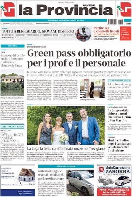 Le prime pagine di oggi - Il Post