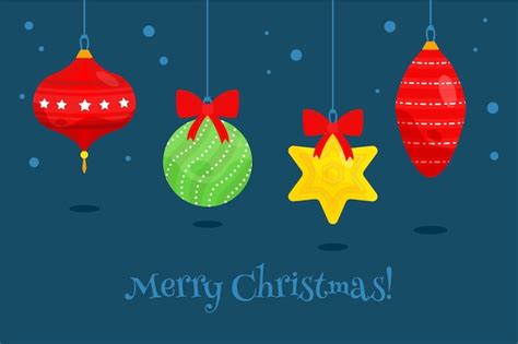 Free Vector Flat Design Christmas Balls Set