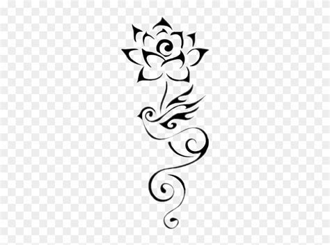 Freetoedit Lotus Flower Tattoo Free Transparent Png Clipart