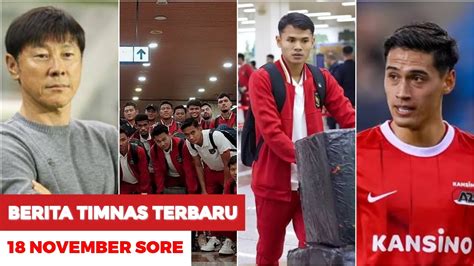 BERITA TIMNAS TERBARU HARI INI SABTU 18 NOVEMBER 2023 SORE KABAR