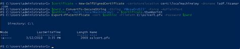 How To Create Custom Name Self Signed Certificate Using Powershell