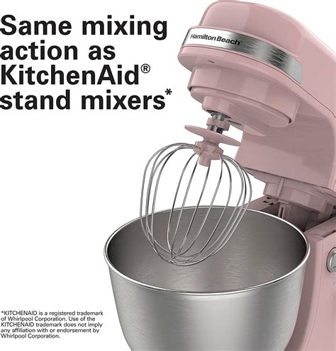 Hamilton Beach Electric Stand Mixer 4 Quarts Dough Hook Flat Beater