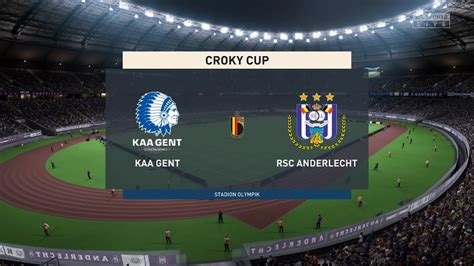 FIFA 23 KAA Gent Vs RSC Anderlecht Croky Cup Gameplay YouTube