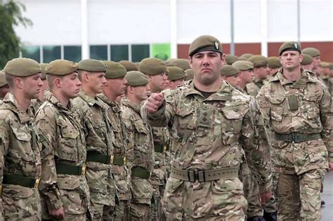 1st Battalion Mercian Regiment Cheshire Come Home Liverpool Echo