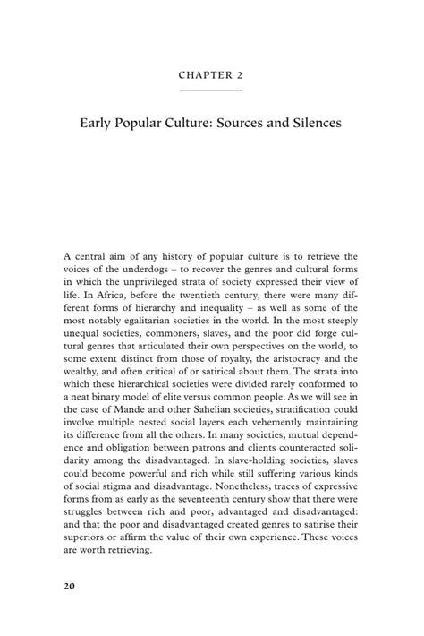 Early Popular Culture Chapter 2 A History Of African Popular Culture