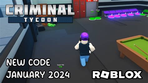 Roblox Criminal Tycoon New Code January Youtube