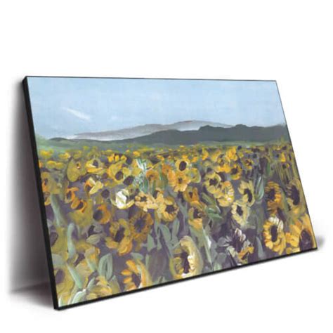 Sunflower Field Watercolor - BIG Wall Décor