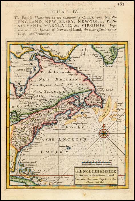 The English Empire In America Newfound Land Canada Hudsons Bay Andc Barry Lawrence