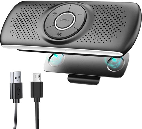 Kit Mains Libres Pour Voiture Bluetooth Haut Parleur Micro Int Gr