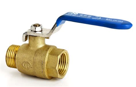 Npt Double Female Nickel Plated Locking Ball Valve Air