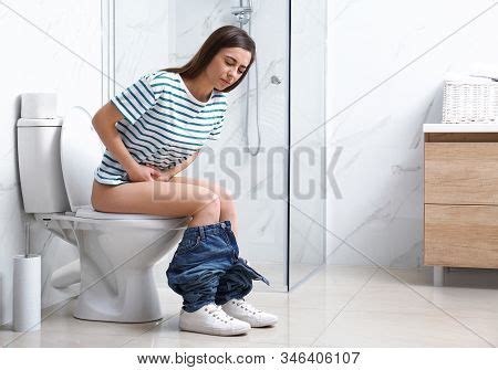 Woman Stomach Ache Image Photo Free Trial Bigstock