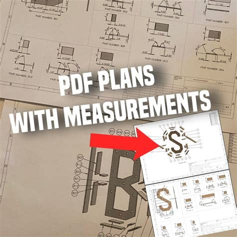 Ft Letter E Build Plans Blueprints Digital Template For Wood Plastic