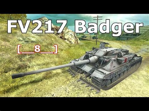 FV217 Badger 4 Kills 7 8K DMG WoT Blitz YouTube