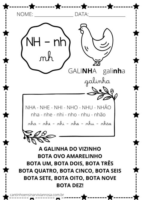 Atividades Nh S Labas Complexas Para Alfabetiza O Cantinho Ensinar