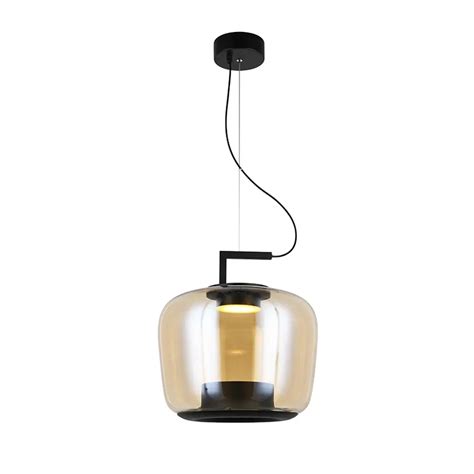 Magnum Glass Led Pendant Various Colours Lightstore