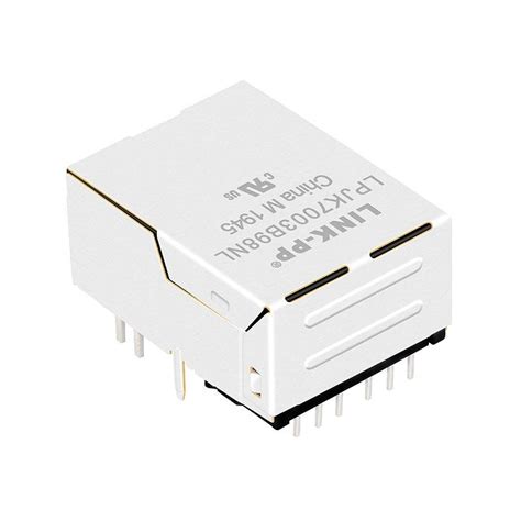 J0G 0003NL Single Port RJ45 Connector With 1000 Base T Integrated