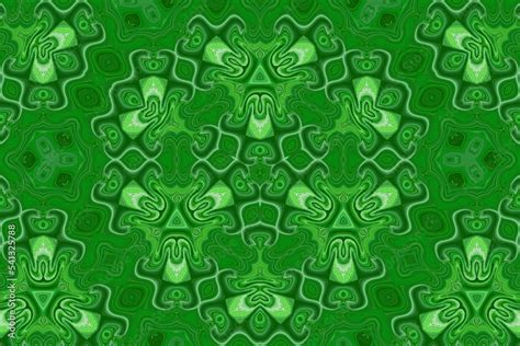 Green Geometric patterns series Stock Illustration | Adobe Stock