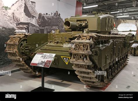 Ww2 British Churchill Avre The Tank Museum Bovington Camp Dorchester