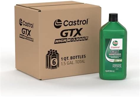 Amazon Castrol Gtx High Mileage W Advanced Full Synthetic