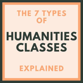 The 7 Types Of Humanities Classes Explained 2025