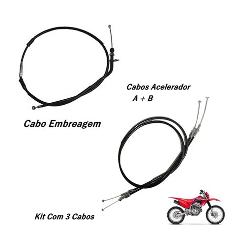 Kit Cabos Acelerador E Embreagem Crf F