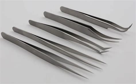 High Quality Eyelash Extension Custom Stainless Steel Lash Tweezer