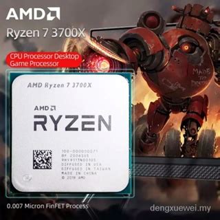 Used AMD Ryzen 7 3700X R7 3700X 3 6GHz Eight Core Sixteen Thread CPU