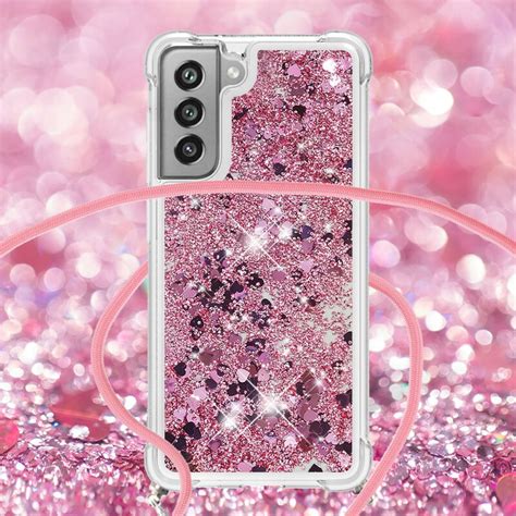 Coque Samsung Galaxy S Fe Paillettes Et Cordon Ma Coque