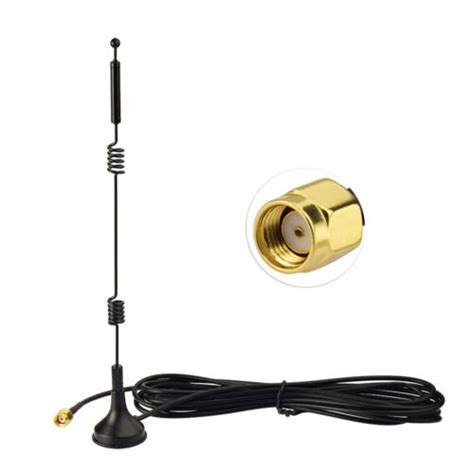 Ghz Ghz Dual Band Magnetic Wifi Antenna Dbi Rp Sma Male For