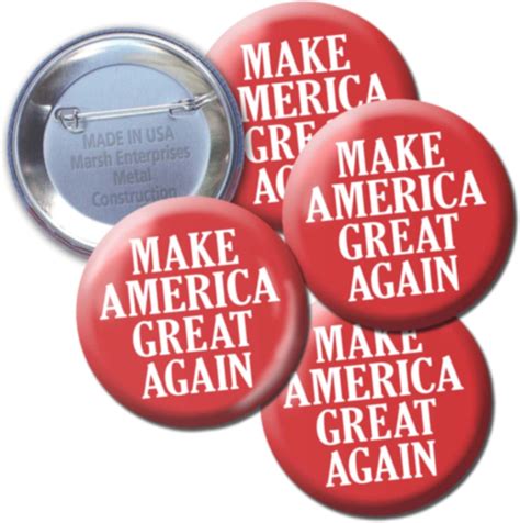 Amazon Make America Great Again Buttons Donald Trump 2024 Pins