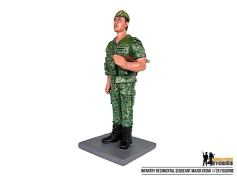 Miniature Saf Regimental Sergeant Major Rsm Figurine Miniature Stories