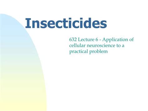 Ppt Insecticides Powerpoint Presentation Free Download Id6561007