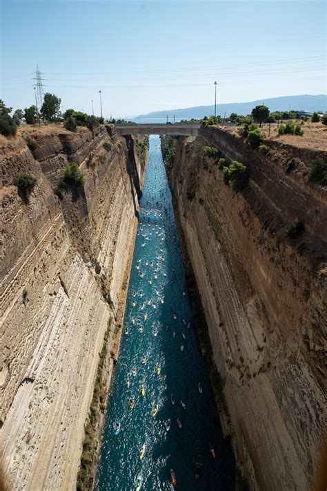 Corinth Canal Sup Crossing Sup Crossing Of The Corinth Canal